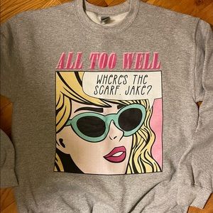 taylor swift all too well sweatshirt